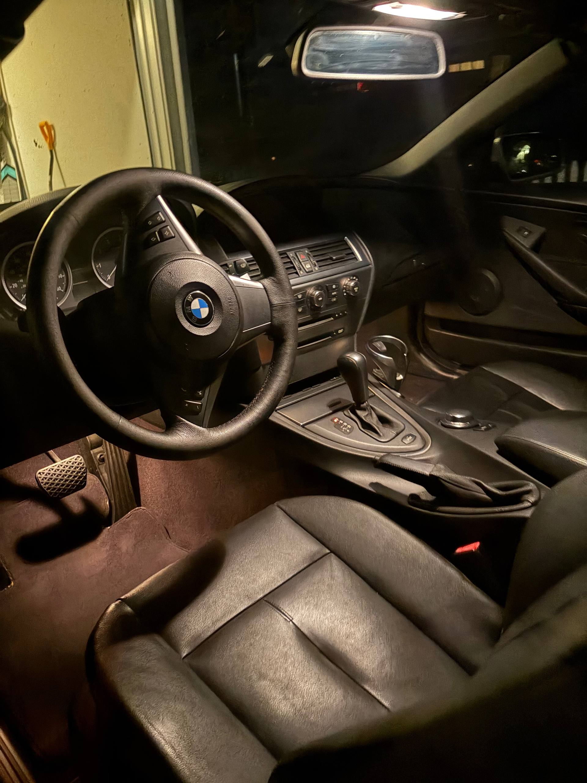 BMW 650i interior after