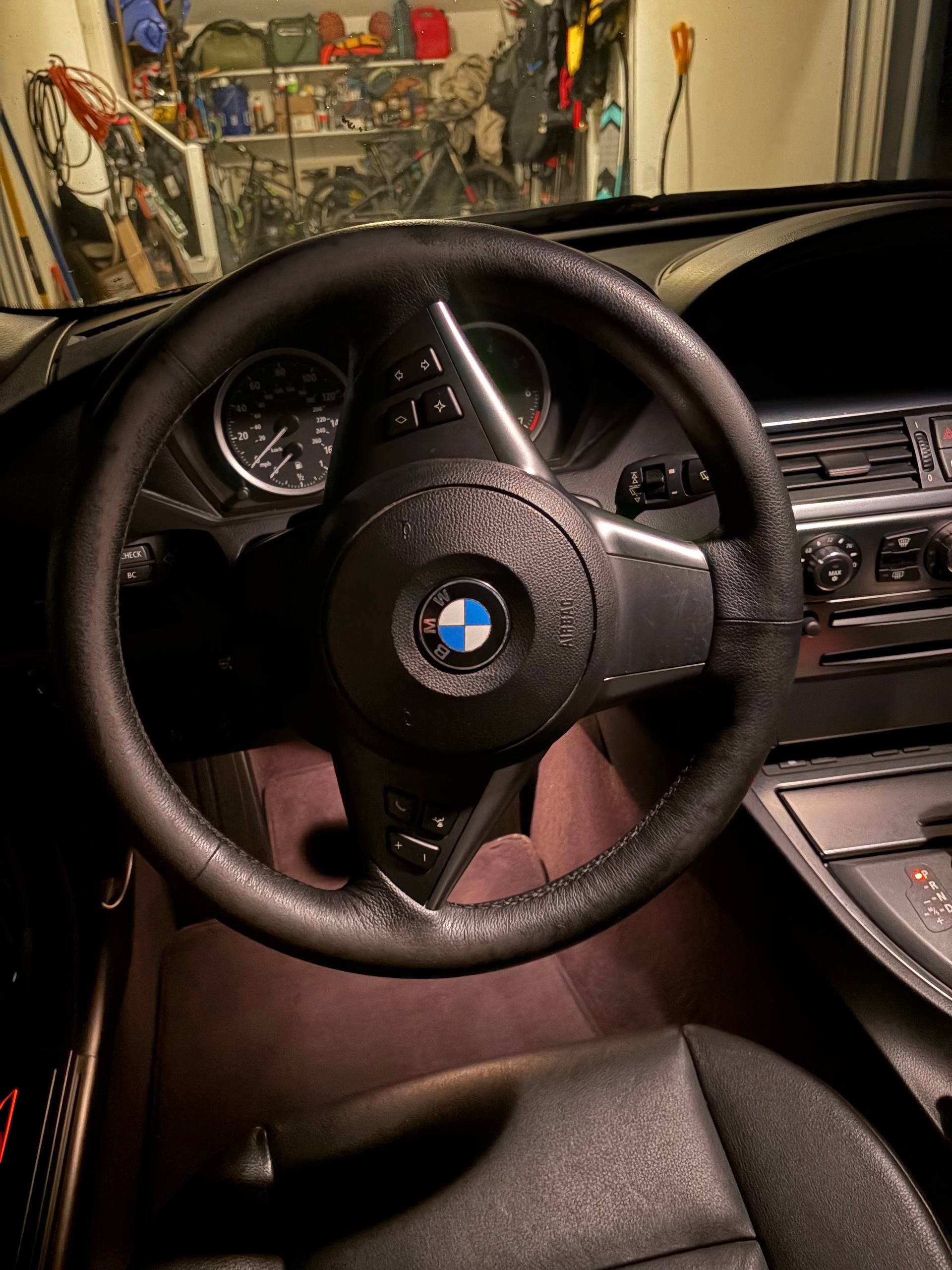 BMW 650i driver view after