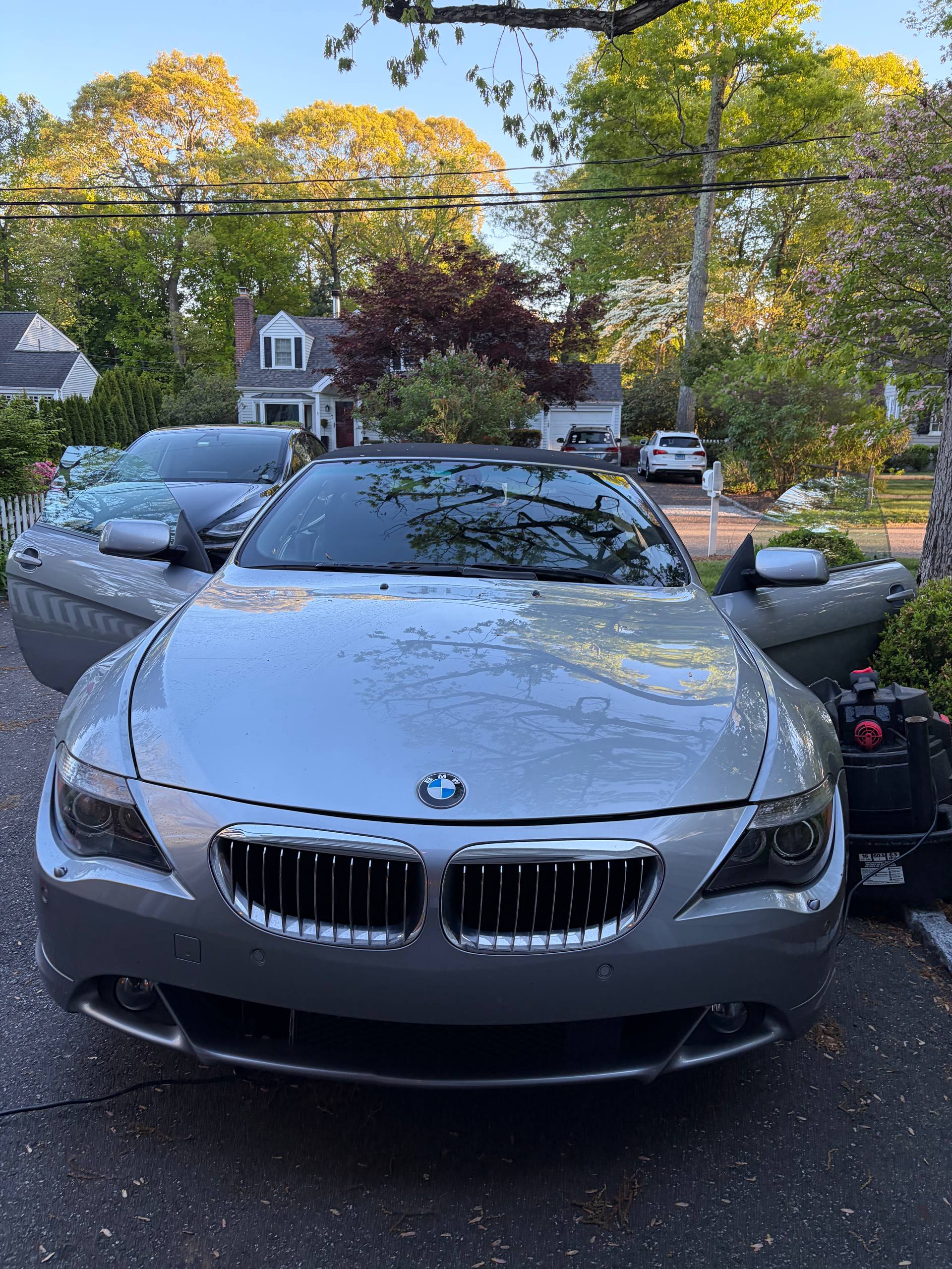 BMW 650i convertible exterior after