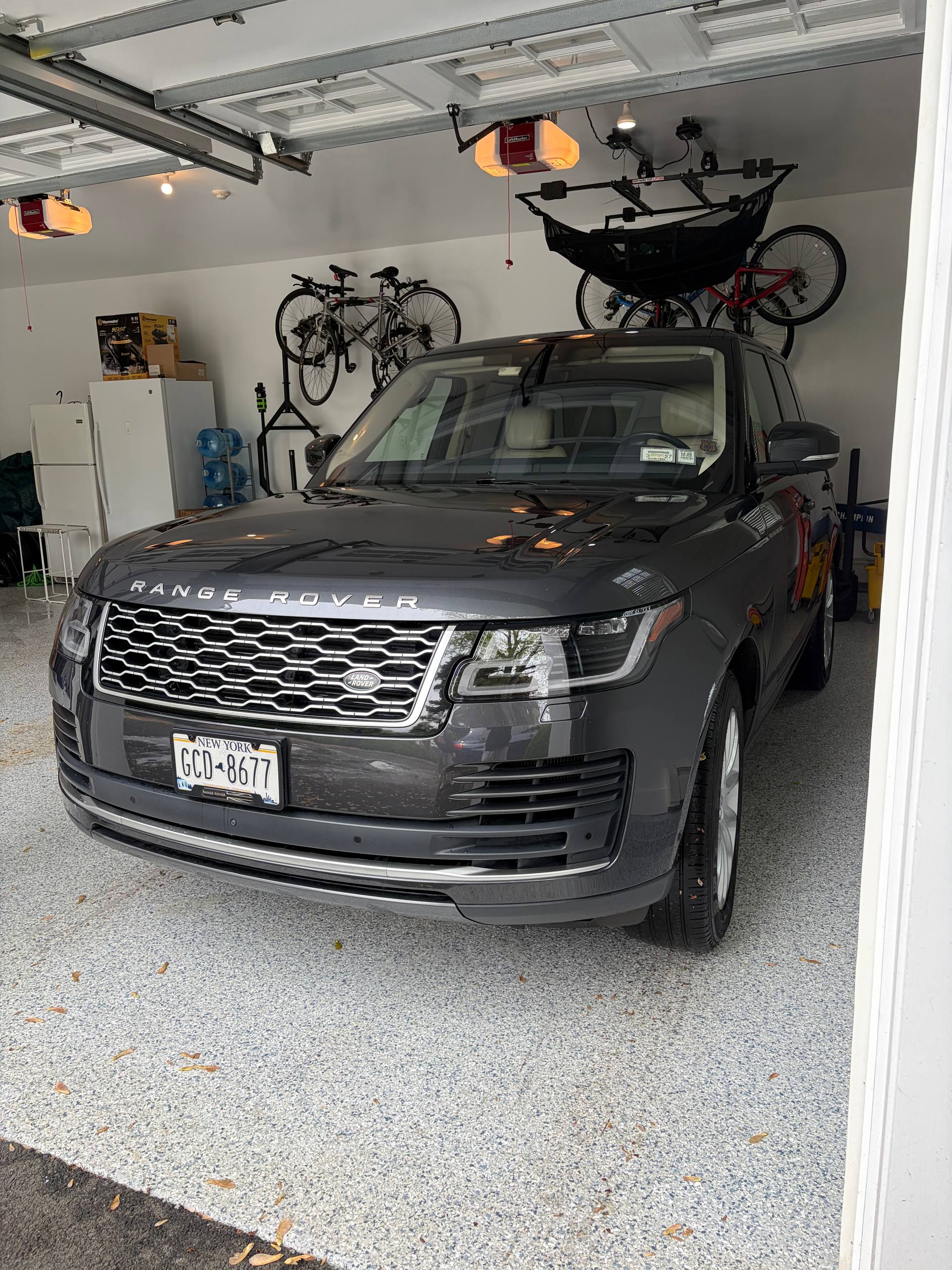 Range Rover interior detail after